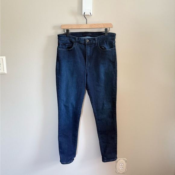 Joe’s Jeans • The Charlie High Rise Skinny Ankle Dark Wash Women’s 32 Stretchy - Picture 3 of 13